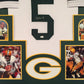 Framed Paul Hornung Autographed Signed Greenbay Packers Jersey Jsa Coa
