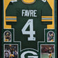 Suede Framed Green Bay Packers Brett Favre Autographed Signed Jersey Favre Holo
