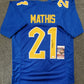 Pitt Panthers Damarri Mathis Autographed Signed Jersey Jsa Coa