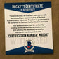 Framed Charlotte Hornets Glen Rice Signed Jersey Beckett Coa