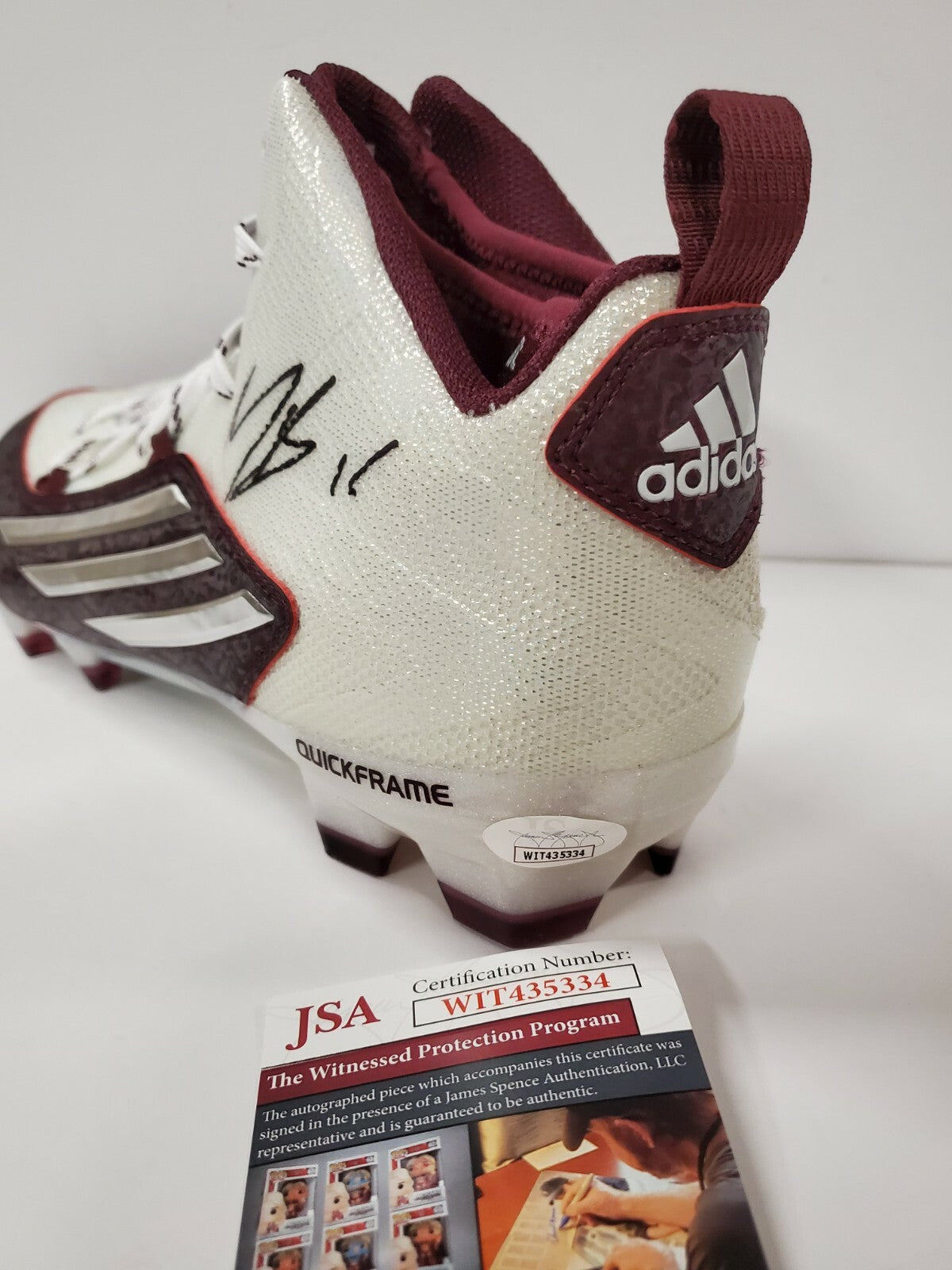 Oklahoma Sooners Marquise Brown Autographed Signed Adidas Cleat Jsa Coa