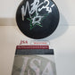 Dallas Stars Marty Turco Signed Logo Puck Jsa Coa