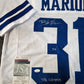 Dallas Cowboys Brock Marion Autographed Signed Jersey Jsa  Coa