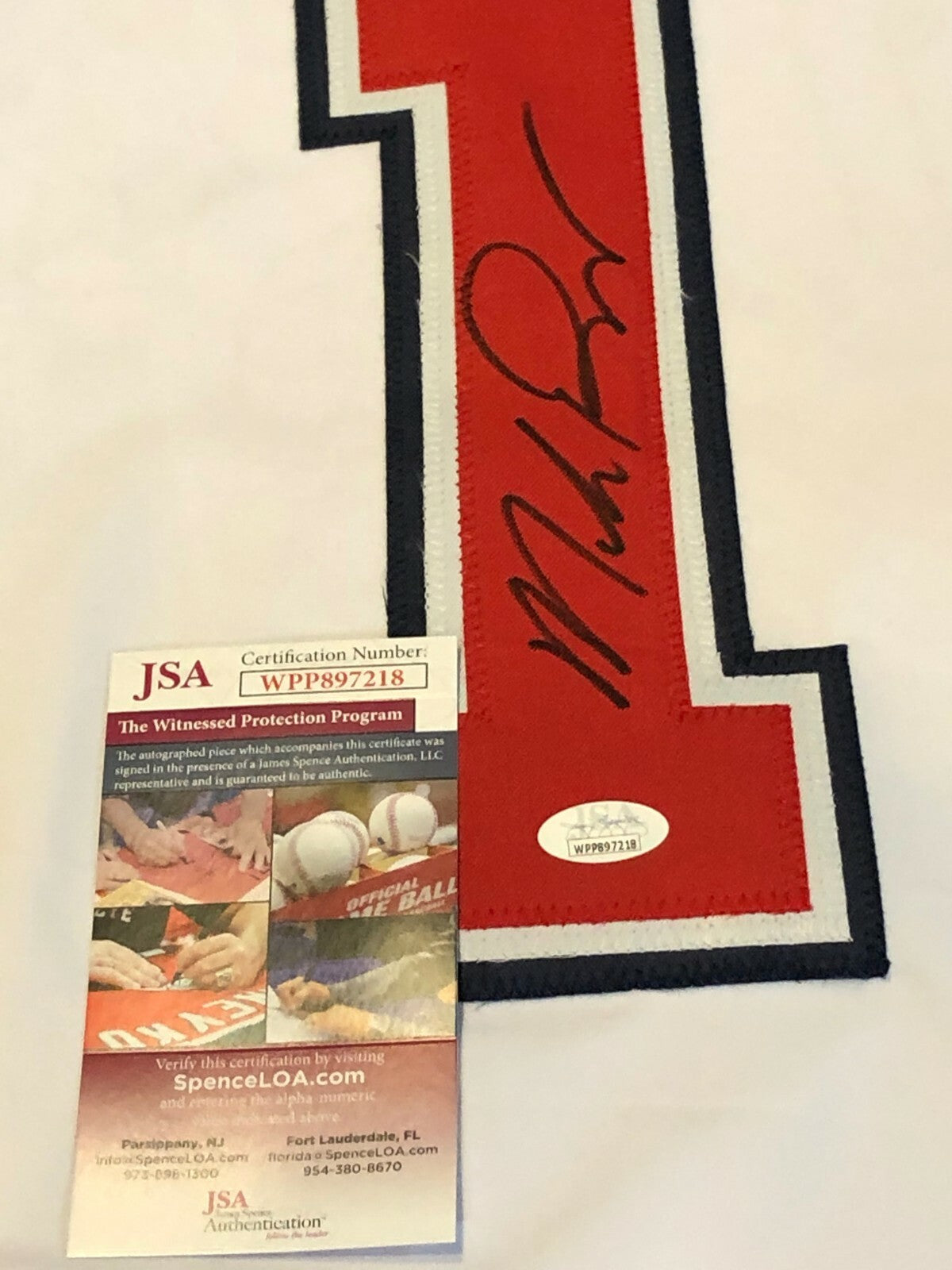 Mike Richter Autographed Signed Usa Hockey Jersey Jsa  Coa