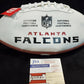 Atlanta Falcons Frank Darby Autographed Signed Falcons Logo Football Jsa Coa