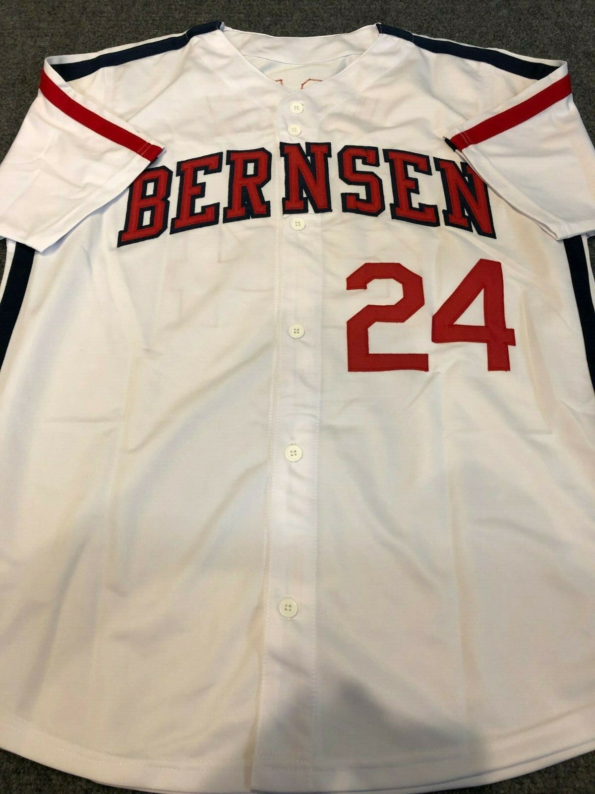 Corbin Bernsen "Roger Dorn" Autographed Signed Major League Jersey Jsa  Coa