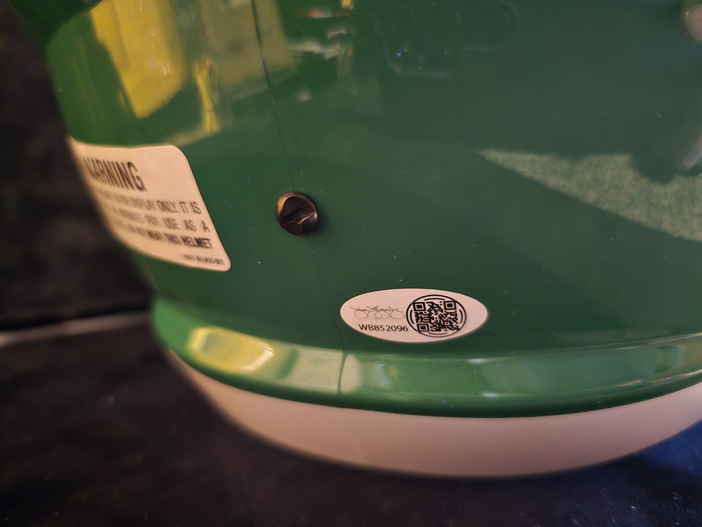 Philadelphia Eagles Quinyon Mitchell Signed Full Size Speed Replica Helmet Jsa