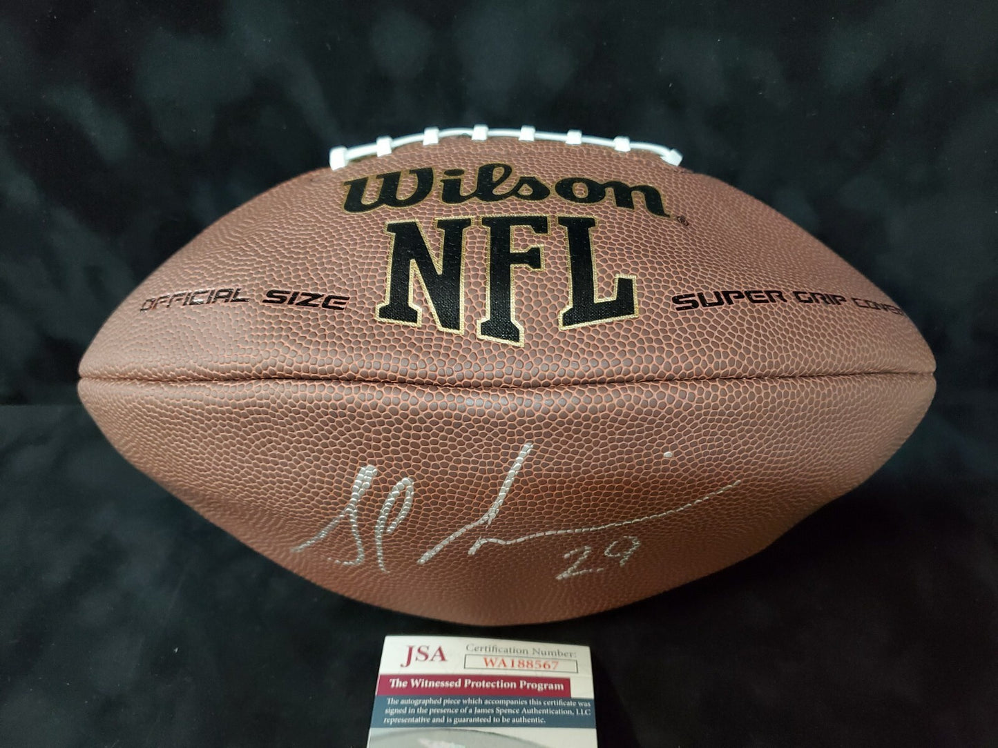Miami Dolphins Sam Madison Autographed Signed Football Jsa Coa