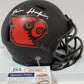 Javian Hawkins Autographed Louisville Cardinals Eclipse Mini Helmet Jsa Coa