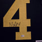Framed Michigan Wolverines Nico Collins Autographed Signed Jersey Beckett Coa