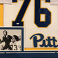 Framed Pitt Panthers Johnny Majors Autographed Signed Jersey Jsa Coa
