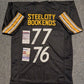 Pittsburgh Steelers Broderick Jones & Troy Fautanu 2X Autographed Jersey Jsa Coa