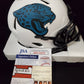 Jacksonville Jaguars Tyson Campbell Signed Lunar Mini Helmet Jsa Coa