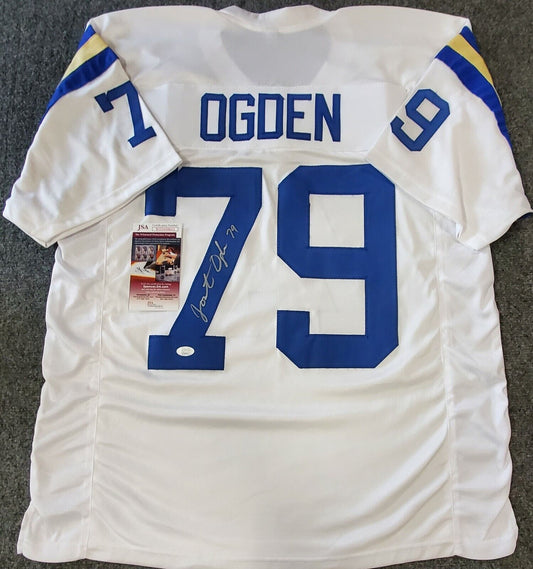 MVP Authentics Ucla Bruins Jonathan Ogden Autographed Signed Jersey Jsa Coa 72 sports jersey framing , jersey framing
