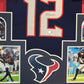 Framed Houston Texans Nico Collins Autographed Signed Jersey Beckett Holo