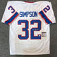 Buffalo Bills Oj Simpson Autographed Signed Jersey Jsa Coa