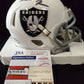 Las Vegas Raiders Malcolm Koonce Autographed Signed Lunar Mini Helmet Jsa Coa