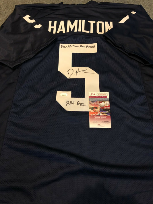 Penn State Daesean Hamilton Autographed Signed Inscribed Jersey Jsa Coa