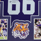 Framed Lsu Tigers Will Campbell Autographed Signed Jersey Jsa Coa