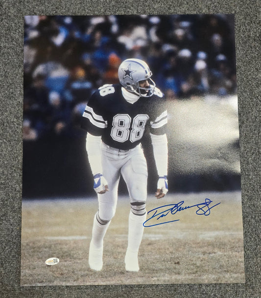 Dallas Cowboys Drew Pearson Autographed Signed Inscribed 16X20 Photo Jsa Coa