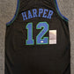 Dallas Mavericks Derek Harper Autographed Signed Jersey Jsa Coa