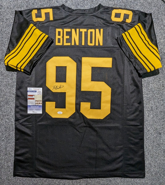 Pittsburgh Steelers Keeanu Benton Autographed Signed Color Rush Jersey Jsa Coa