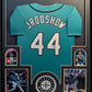 Framed Seattle Mariners Julio Rodriguez Autographed Signed Jersey Jsa Coa