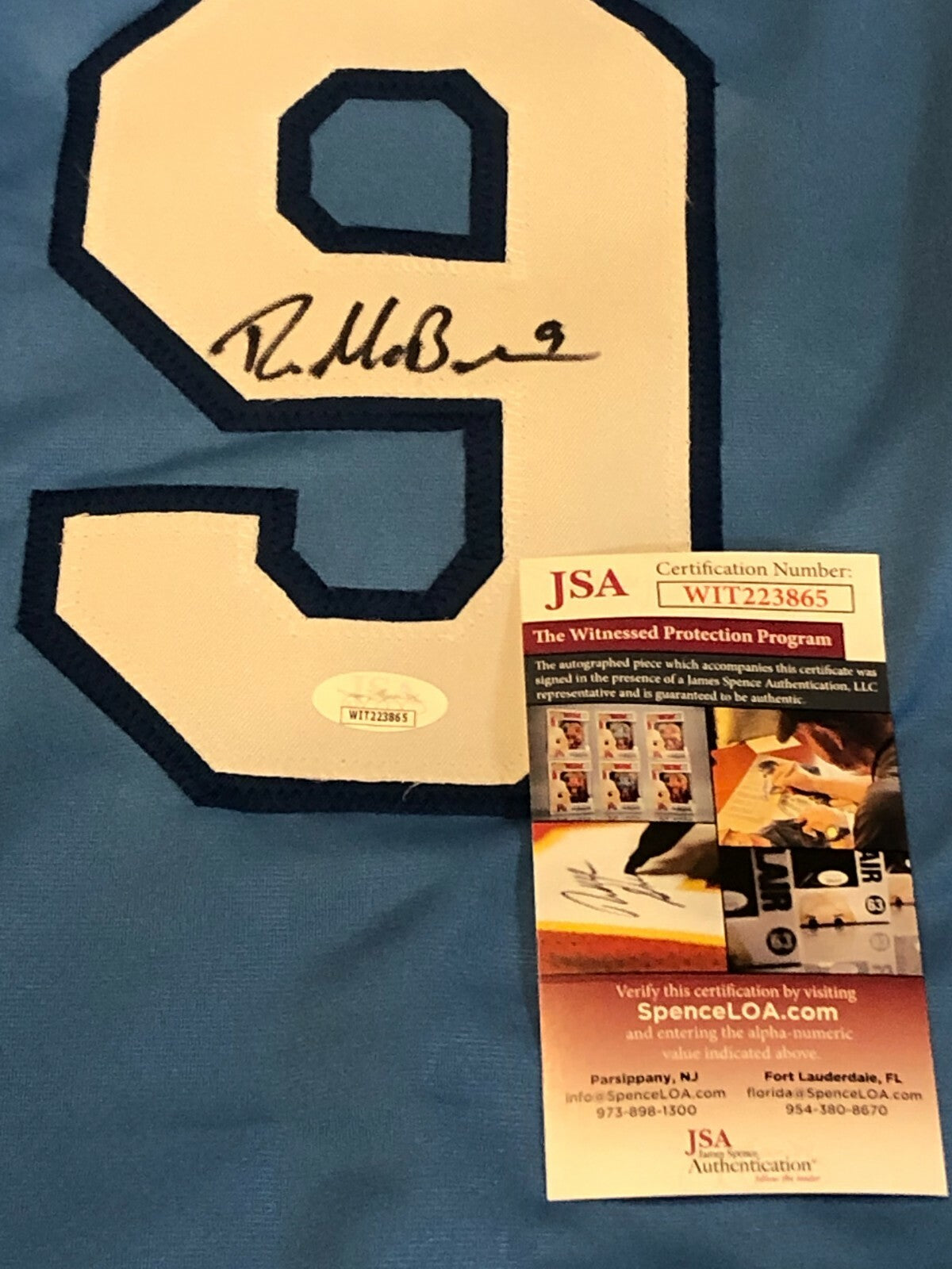 Kansas City Royals Ryan Mcbroom Autographed Signed Jersey Jsa Coa