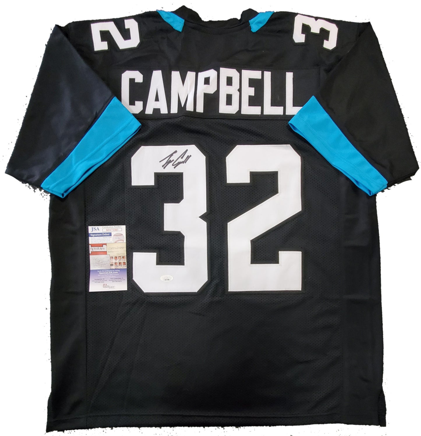 Jacksonville Jaguars Tyson Campbell Autographed Signed Jersey Jsa Coa