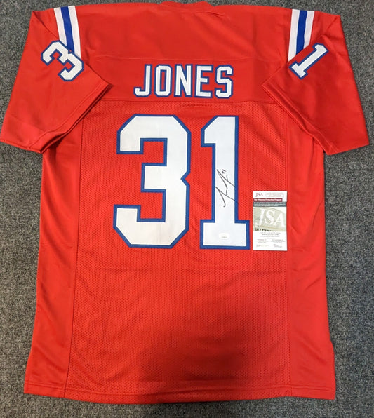 New England Patriots Jonathan Jones Autographed Signed Jersey Jsa Coa