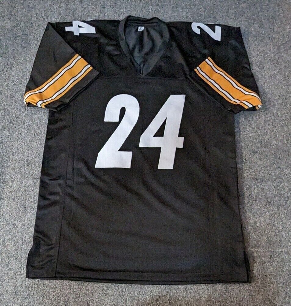 MVP Authentics Pittsburgh Steelers Joey Porter Jr Autographed Signed Jersey Jsa Coa 117 sports jersey framing , jersey framing