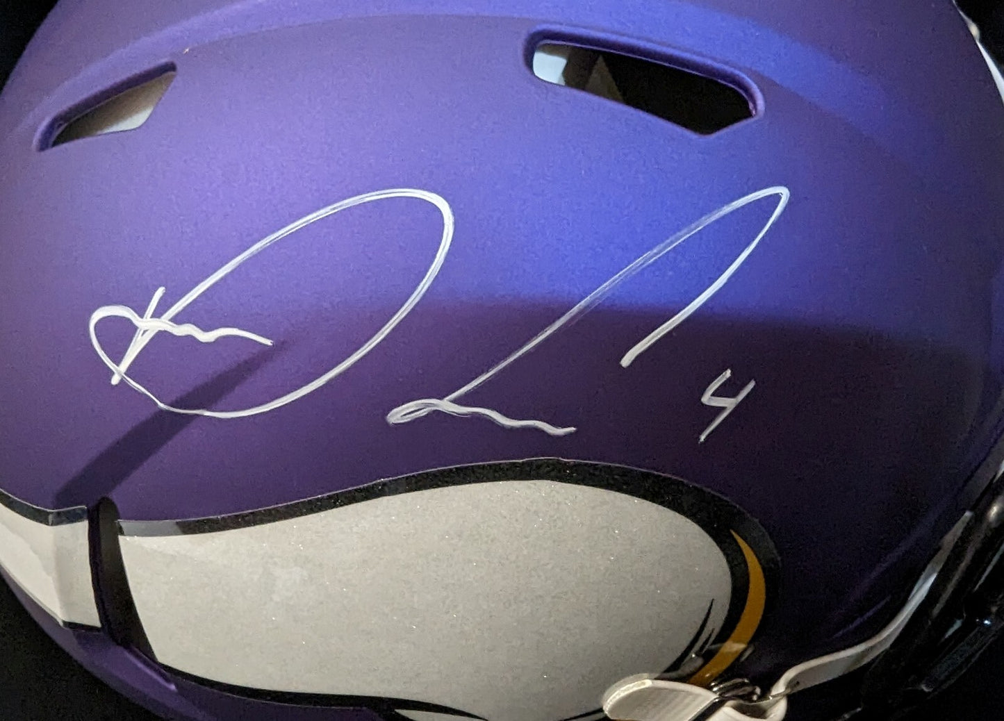 Minnesota Vikings Dalvin Cook Signed Full Size Speed Authentic Helmet Jsa Coa