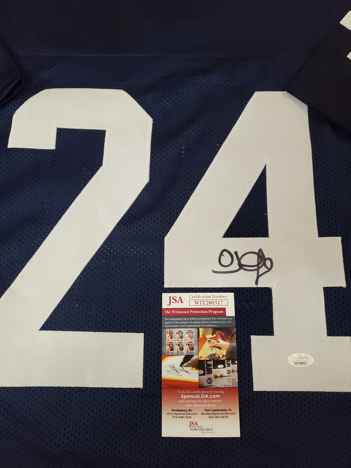 Penn State Oj Mcduffie Autographed Signed Jersey Jsa Coa