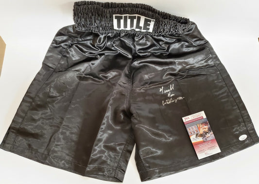 Tim Witherspoon Autographed Signed Boxing Trunks Jsa Coa