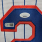 Framed New York Mets Ronny Mauricio Autographed Signed Jersey Jsa Coa