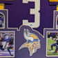 Framed Minnesota Vikings Jordan Addison Autographed Signed Jersey Beckett Holo
