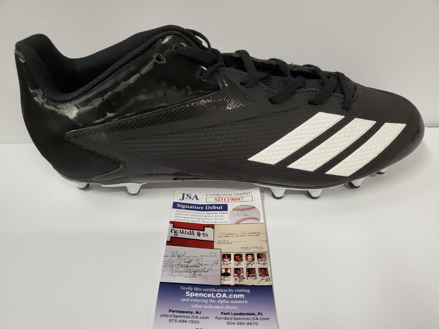 Javian Hawkins Autographed Signed Adidas Cleat Jsa Coa