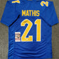 Pitt Panthers Damarri Mathis Autographed Signed Jersey Jsa Coa
