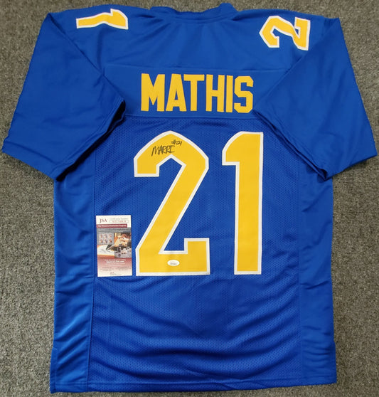 Pitt Panthers Damarri Mathis Autographed Signed Jersey Jsa Coa