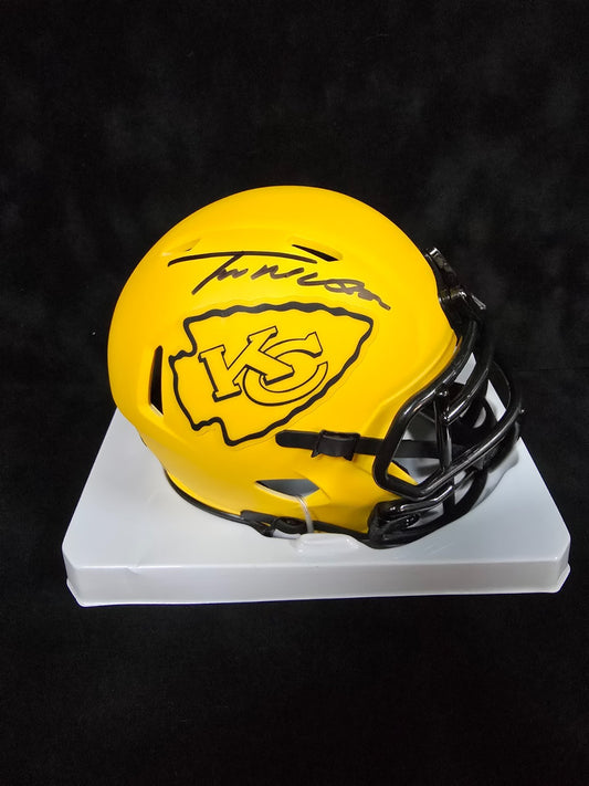 Kansas City Chiefs Trent Mcduffie Autographed Signed Rave Mini Helmet Beckett