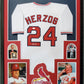 Framed St Louis Cardinals Whitey Herzog Autographed Signed  Jersey Jsa Coa