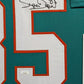 Framed Miami Dolphins Mark Duper Autographed Signed Jersey Jsa Coa
