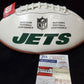 N.Y. Jets Alijah Vera-Tucker Autographed Signed Logo Football Jsa Coa
