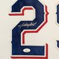 Framed Texas Rangers Adrian Beltre Autographed Signed Jersey Jsa Coa