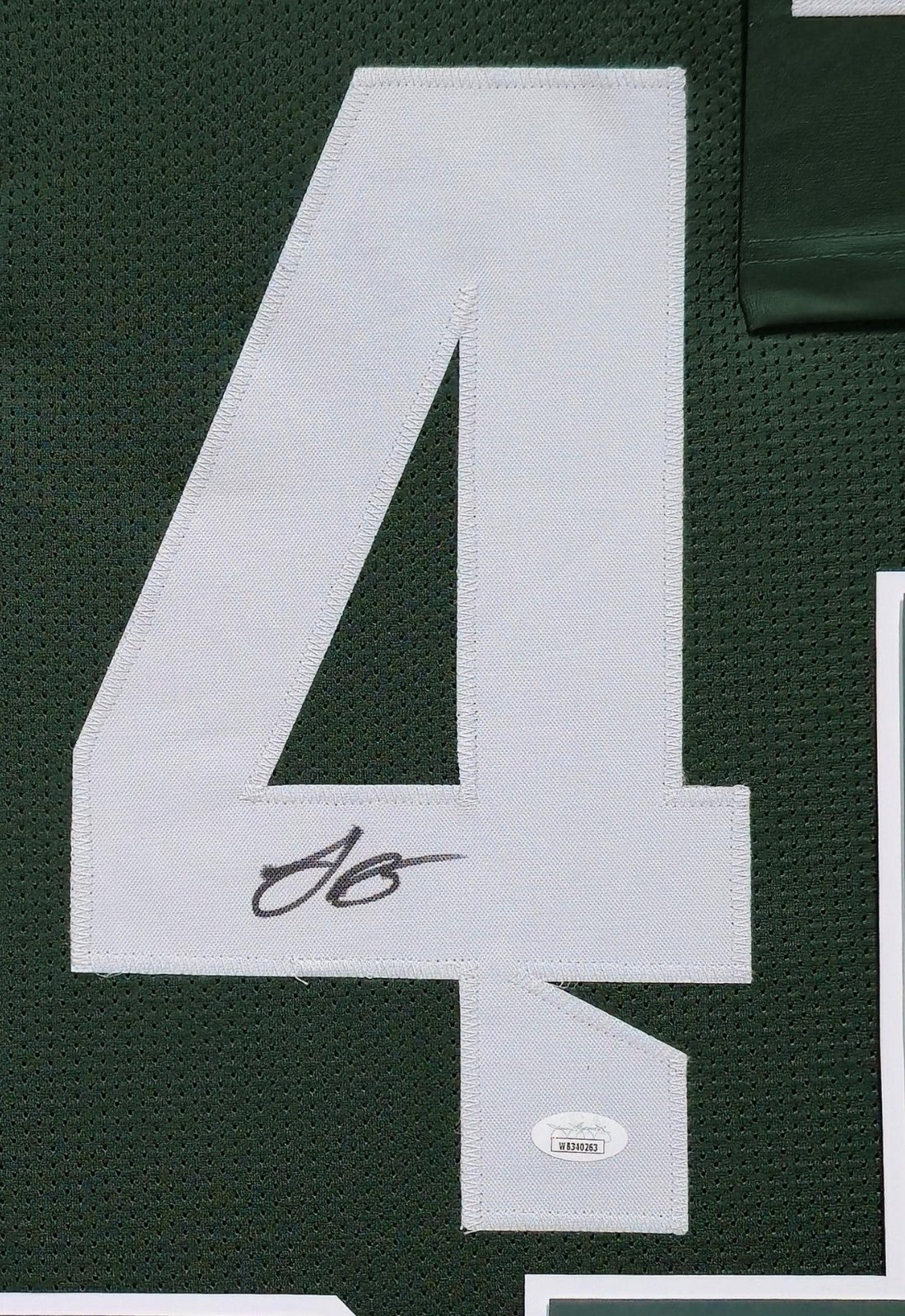 Framed Michigan State Spartans Le'veon Bell Autographed Jersey Jsa Holo