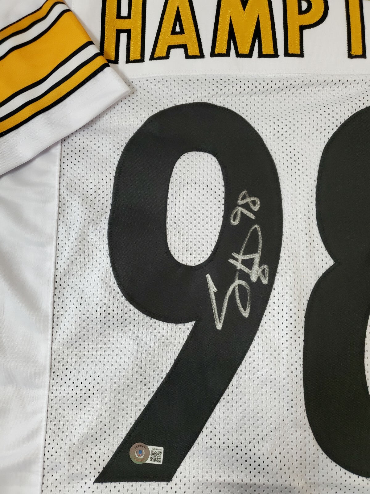 Pittsburgh Steelers Casey Hampton Autographed Signed Jersey Beckett Holo