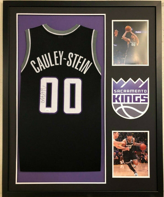 MVP Authentics Framed Sacramento Kings Willie Cauley-Stein Autographed Signed Jersey Jsa Coa 360 sports jersey framing , jersey framing