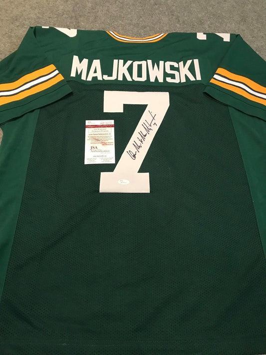 Don Majkowksi Autographed Signed Inscribed G.B. Packers Jersey Jsa  Coa
