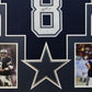 Framed Dallas Cowboys Troy Aikman Autographed Signed Jersey Jsa Coa