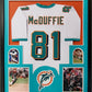 Framed Miami Dolphins Oj Mcduffie Autographed Signed Jersey Jsa Coa